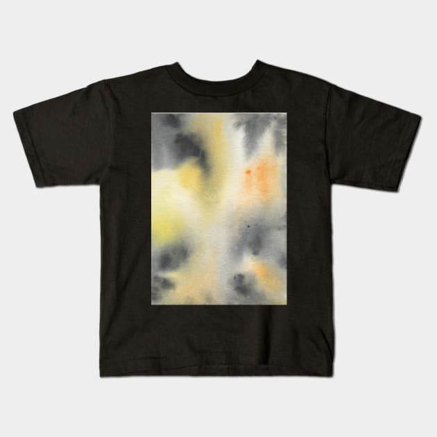 Tie dye watercolor Kids T-Shirt by GinaaArts